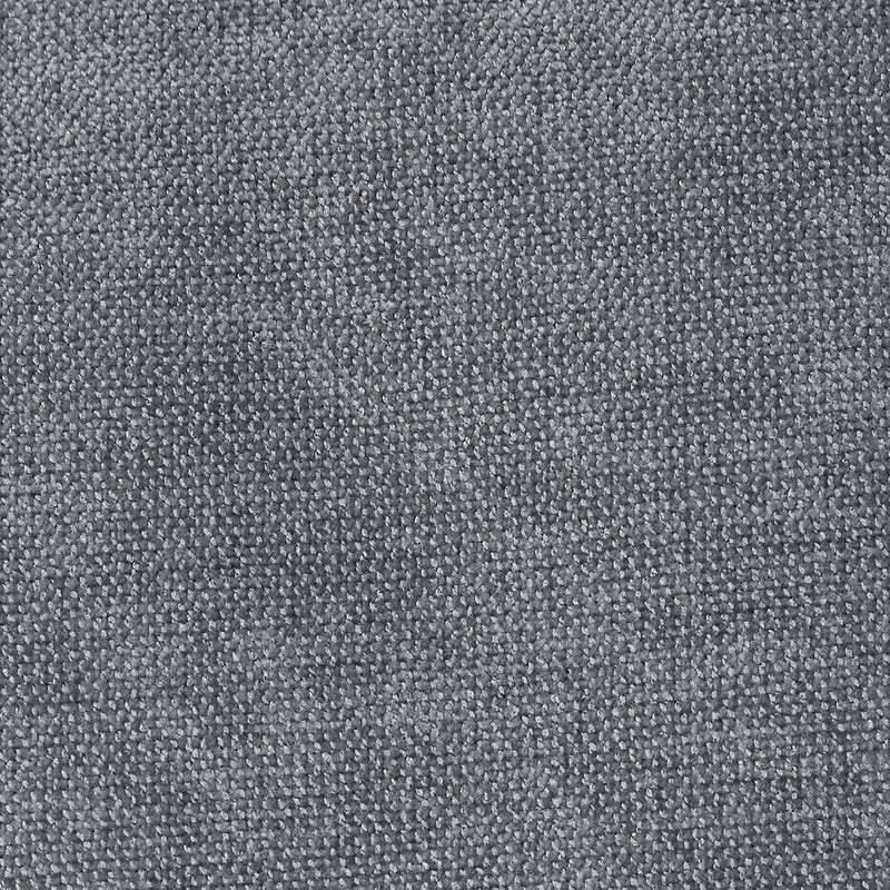 Repose-pieds en tissu chenille Amara, gris