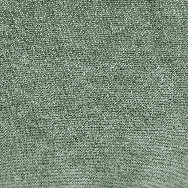 Repose-pieds en tissu chenille Amara, vert sauge