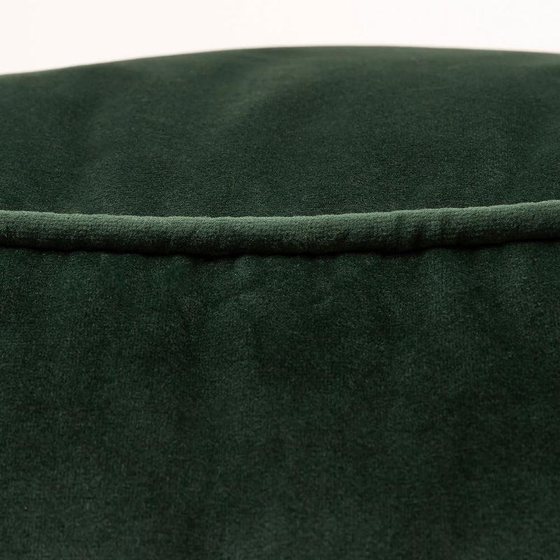 Pouf carré Amara Velvet - Vert Forêt