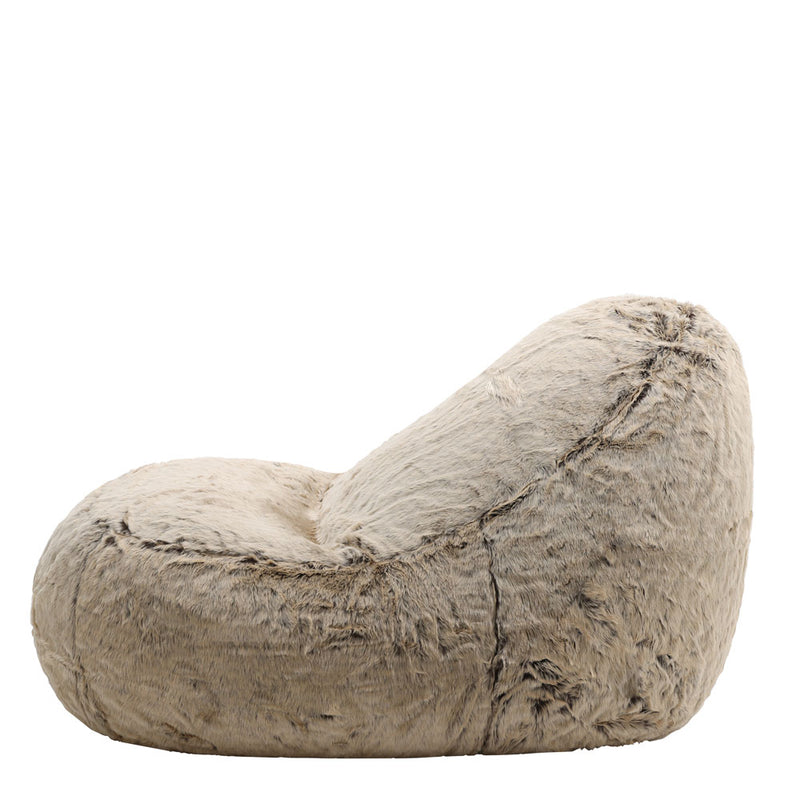 Pouf Géant en Fausse Fourrure Dream Lounger - Vison