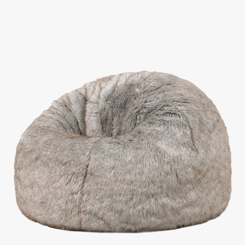 Pouf Classique En Fausse Fourrure De Luxe Pour Enfants Kingston - Lapin