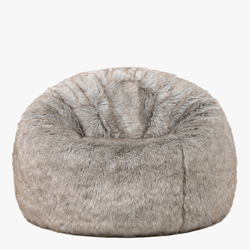 Pouf Classique En Fausse Fourrure De Luxe Pour Enfants Kingston - Lapin