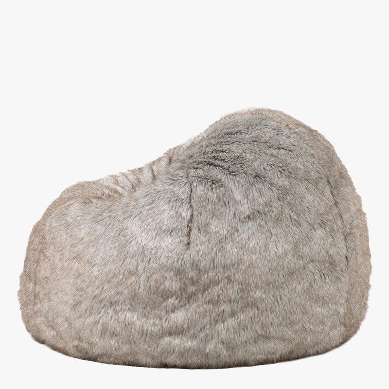 Pouf Classique En Fausse Fourrure De Luxe Pour Enfants Kingston - Lapin