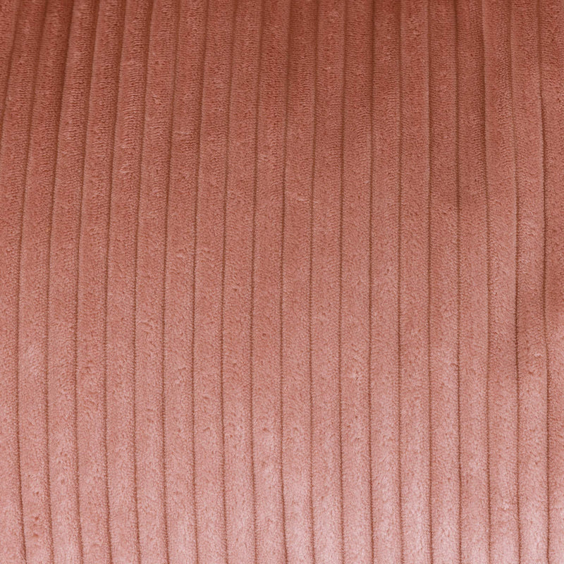 Canapé pouf en velours côtelé Cecilia pour enfants, rose aurore
