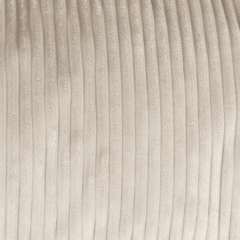 Canapé pouf en velours côtelé Cecilia pour enfants, naturel