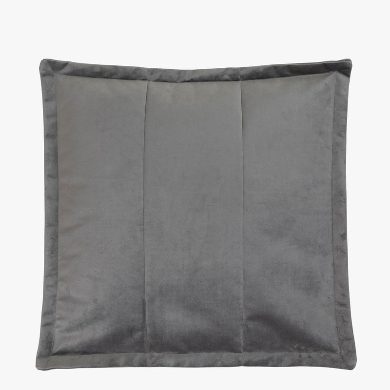 Repose-pieds Vita Velvet - Gris anthracite