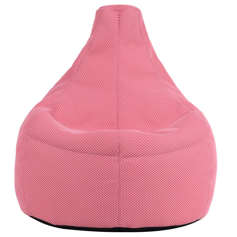 Fauteuil poire inclinable Gaming Performance en maille, rose