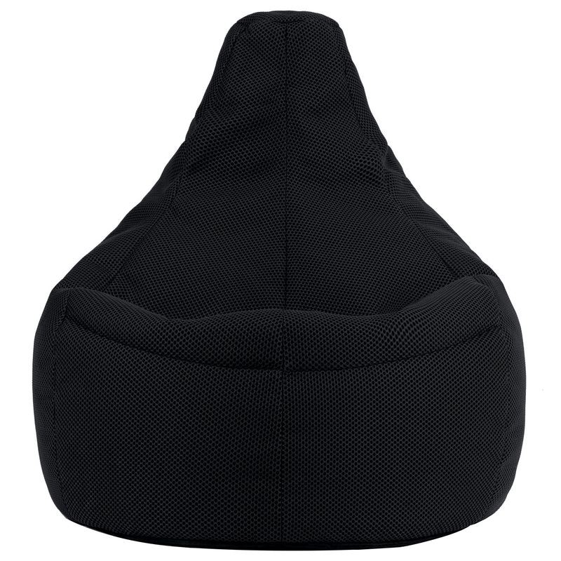 Pouf inclinable Gaming Performance maille XL, noir nuit