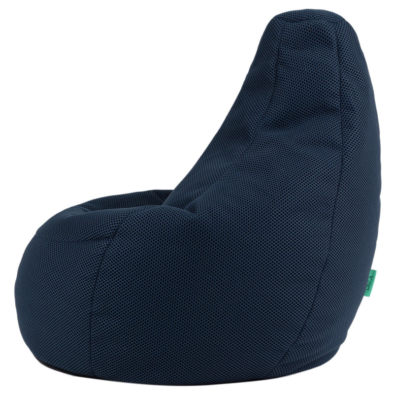 Pouf inclinable Gaming Performance maille XL, bleu sarcelle