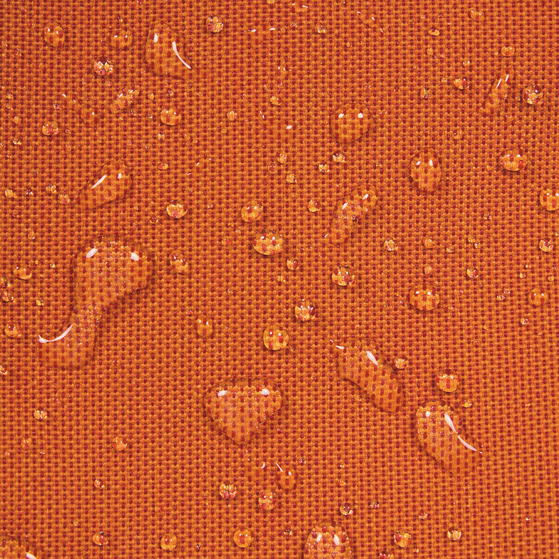 Pouf Solus en oléfine, terracotta orange