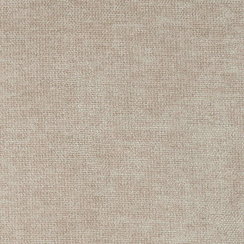 Canapé pouf deux places Cecilia en tissu chenille, naturel