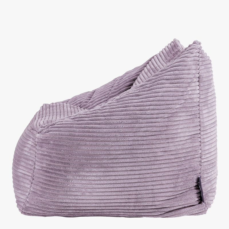 Pouf fauteuil en velours côtelé Morgan Kids - Heather