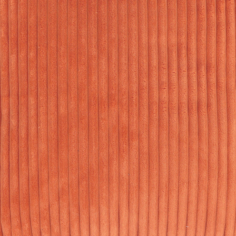 Fauteuil poire enfant Natalia en velours côtelé, terracotta