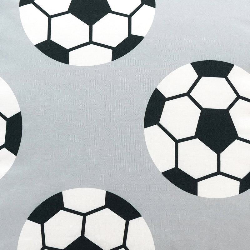 Pouf classique Ado imprimé Football, multicolore