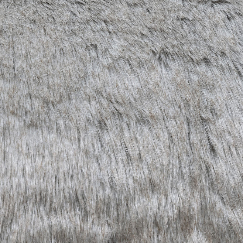 Pouf deux places en fausse fourrure Lapin Cloud