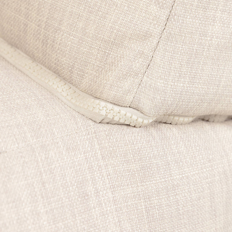 Fauteuil modulaire Noa, en tissu, pour l'extérieur, naturel 