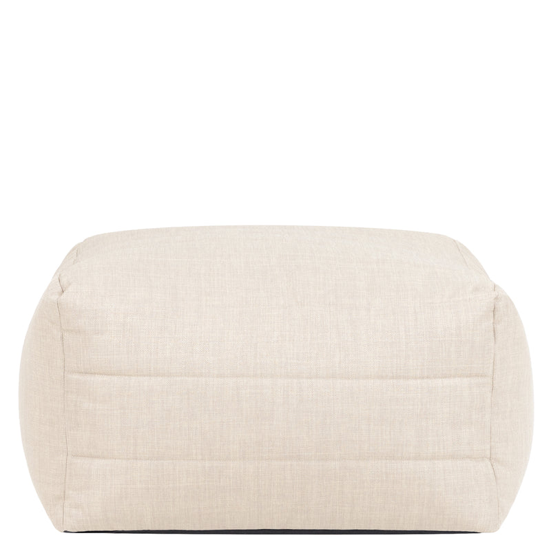 Pouf modulaire Noa, en tissu, pour l'extérieur, naturel 